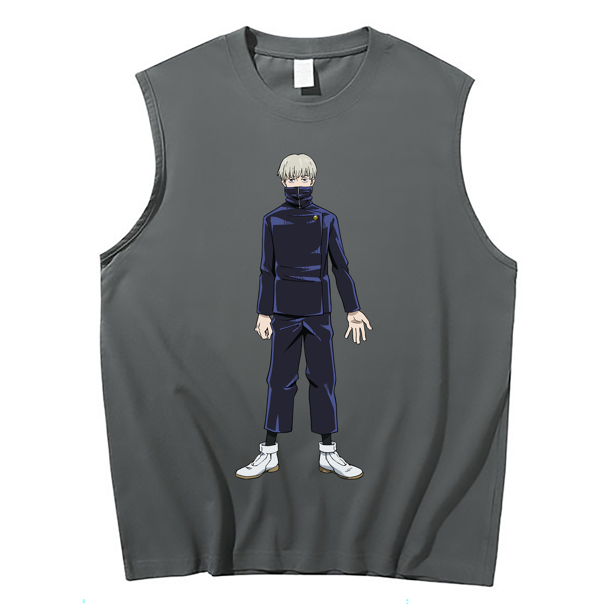 （画像用） 呪術廻戦 Jujutsu Kaisen コットン100％タンクトップ（フロントプリント）